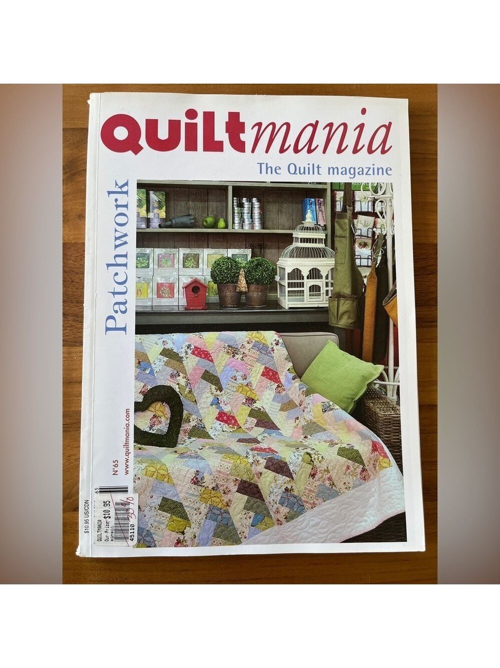 QUILTMANIA Quilt Magazine No. 65 From Q2 2008 Unused Pattern Quilt Sewing Crafts